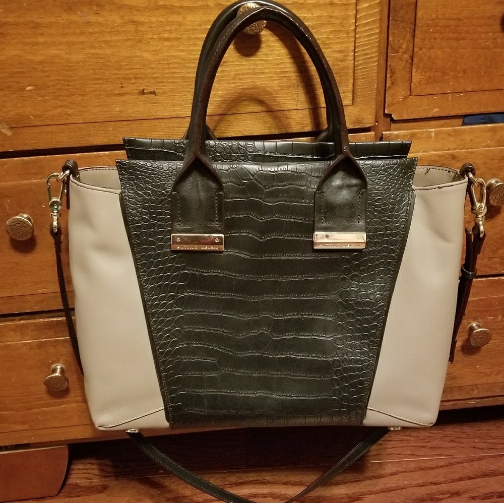 FRIDAY SALE Antonio Melani Black and Grey Bag